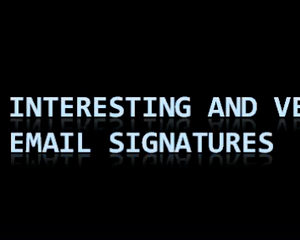 怎么让你的邮件签名档更有用？